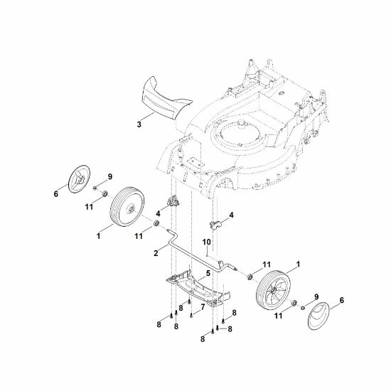 Bild von D - Vorderachse, Abdeckung RM 655.1 RS