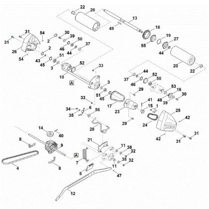 Bild von E - Hinterachse, Getriebe RM 655.1 RS