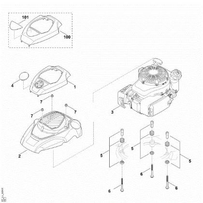 Bild von F - Motor RM 655.1 RS