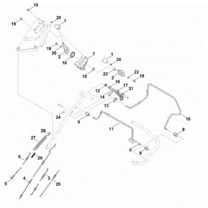 Bild von A - Lenker Oberteil RM 655.1 VS