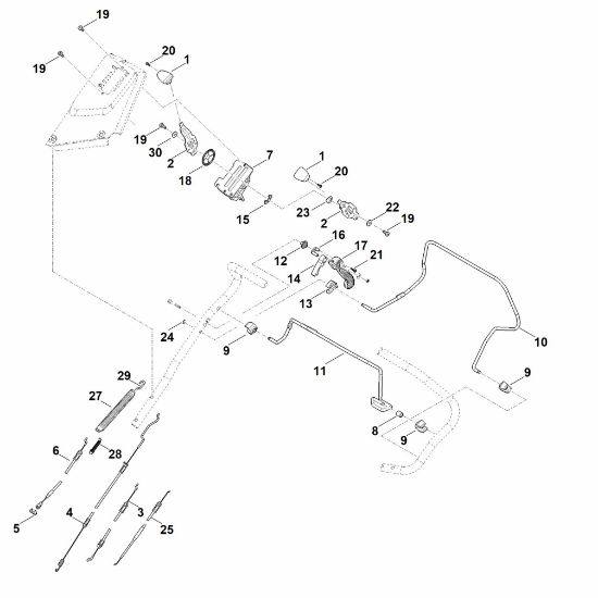 Bild von A - Lenker Oberteil RM 655.1 VS