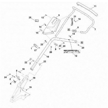Bild von B - Lenker Unterteil RM 655.1 VS