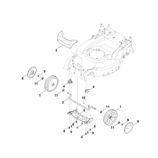 Bild von D - Vorderachse, Abdeckung RM 655.1 VS