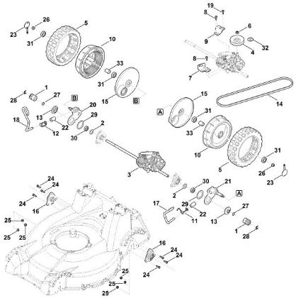 Bild von E - Höhenverstellung hinten, Antrieb RM 756.0 GC
