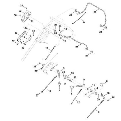 Bild von A - Lenker Oberteil RM 756.0 GS