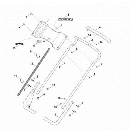 Bild von B - Lenker Unterteil RM 756.0 GS
