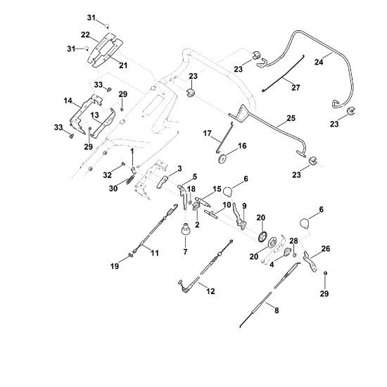 Bild von A - Lenker Oberteil RM 756.0 YC