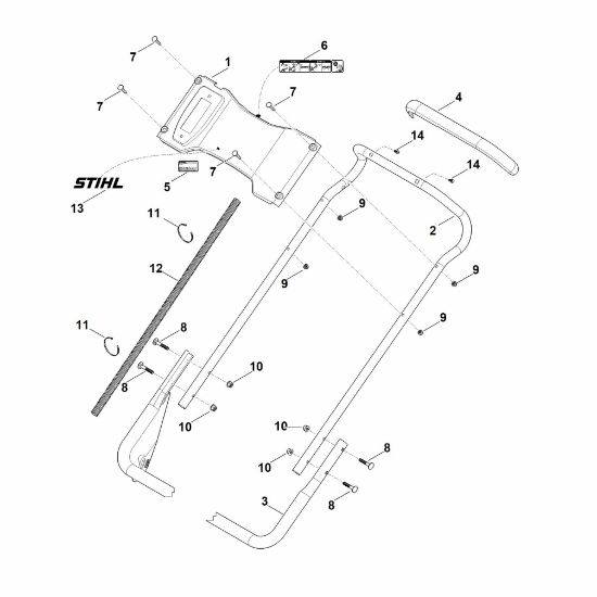 Bild von B - Lenker Unterteil RM 756.0 YS
