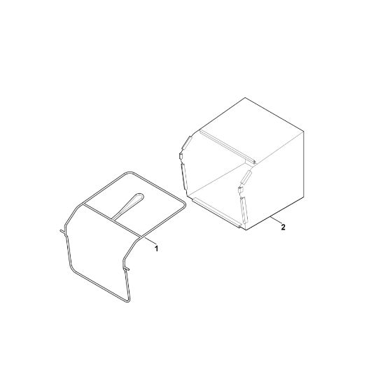 Bild von F - Grasfangkorb RLA 240.0