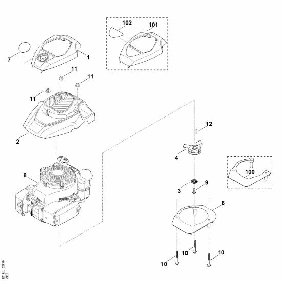 Bild von D - Motor RL 540.0