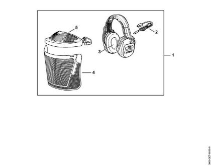 Gesichtsschutze und Gehörschutze Gehörschutzbügel DYNAMIC Sound PA Gehörschutzbügel DYNAMIC BT-N der Marke Stihl