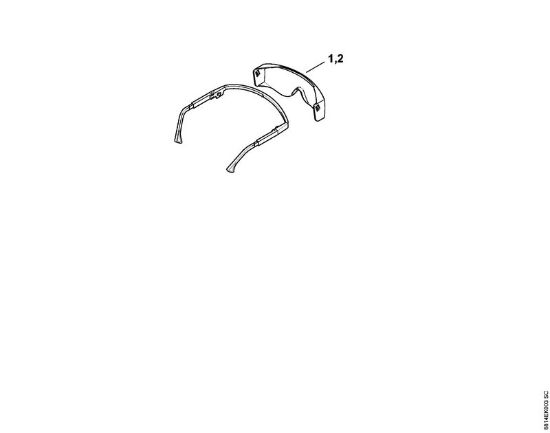 Gesichtsschutze und Gehörschutze Schutzbrille ANTIFOG Schutzbrille ANTIFOG der Marke Stihl