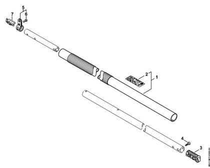Akku-Hoch-Entaster (HTA) HTA 65 Schaft der Marke Stihl