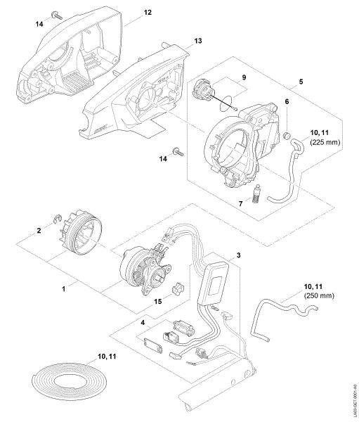 Bild von Elektromotor, Motorgehäuse HTA 66