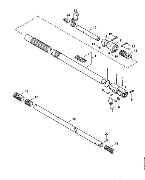 Akku-Hoch-Entaster (HTA) HTA 85 Schaft der Marke Stihl