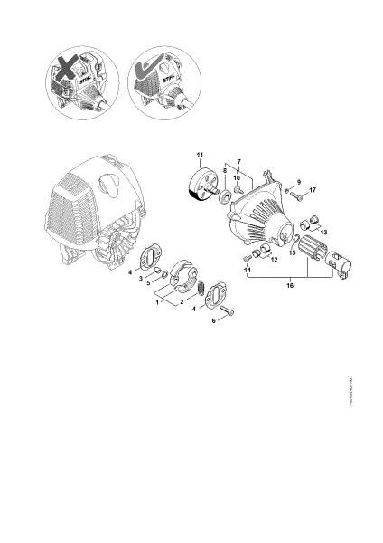 Bild von Kupplung, Lüftergehäuse   508613634 HT 101