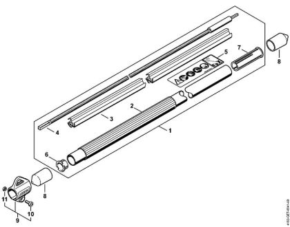 Hoch-Entaster (HT) HT 130 Schaft HT 130 der Marke Stihl
