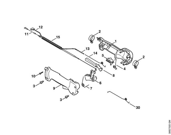 Hoch-Entaster (HT) HT 70 Handgriff (24.2002) der Marke Stihl