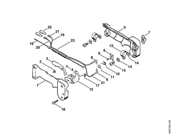 Hoch-Entaster (HT) HT 75 Handgriff   X 36 974 526 der Marke Stihl