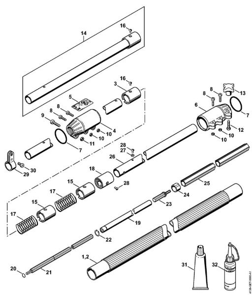 Hoch-Entaster (HT) HT 75 Schaft HT 75 (42.2007) der Marke Stihl