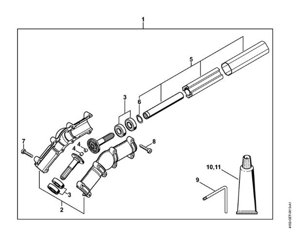 Hoch-Entaster (HT) HT 75 Winkelgetriebe der Marke Stihl