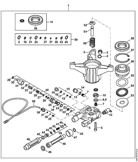 Benzinhochdruckreiniger (RB) RB 200 Pumpe der Marke Stihl