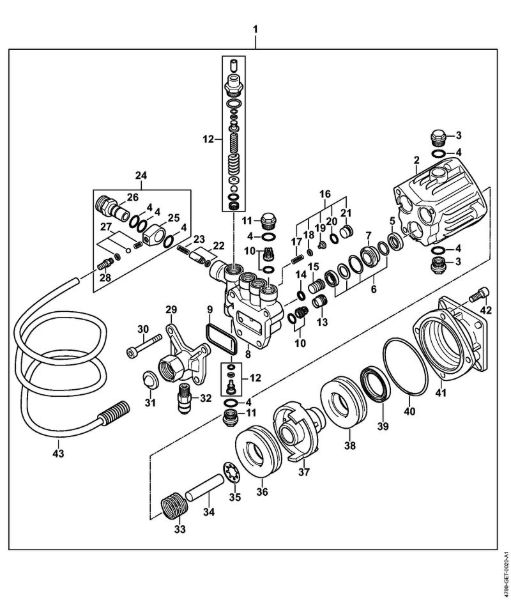 Benzinhochdruckreiniger (RB) RB 400 Dirt Boss Pumpe der Marke Stihl
