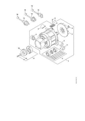 Bild von Elektromotor, Anschlussleitung RE 100