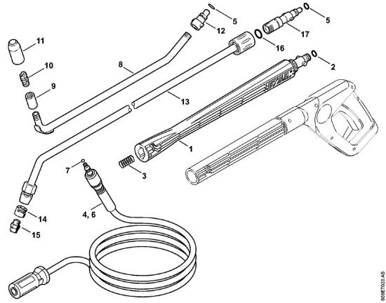 Elektro-Hochdruckreiniger (RE) RE 106 K Zubehör der Marke Stihl
