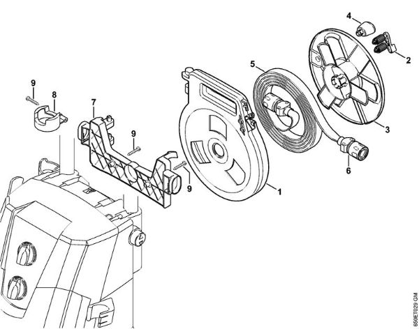 Elektro-Hochdruckreiniger (RE) RE 108 Flachschlauch mit Kassette der Marke Stihl