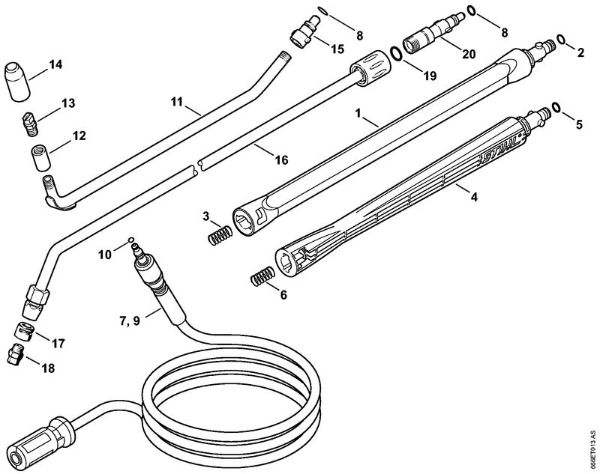 Elektro-Hochdruckreiniger (RE) RE 108 Zubehör der Marke Stihl