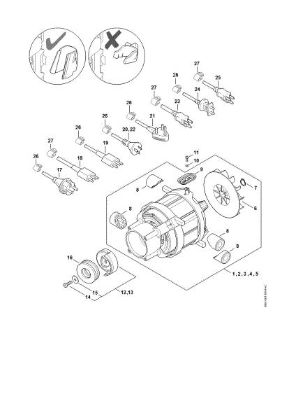 Bild von Elektromotor, Anschlussleitung RE 110