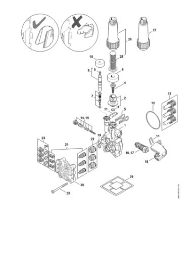 Bild von Pumpe, Ventilblock RE 110