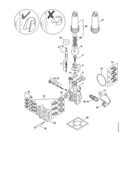 Bild von Pumpe, Ventilblock RE 110