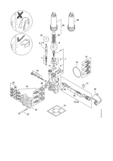Bild von Pumpe, Ventilblock RE 110