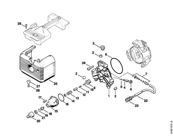 Elektro-Hochdruckreiniger (RE) RE 110 K Pumpendeckel RE 100 K der Marke Stihl