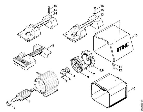 Elektro-Hochdruckreiniger (RE) RE 110 K Rotor der Marke Stihl