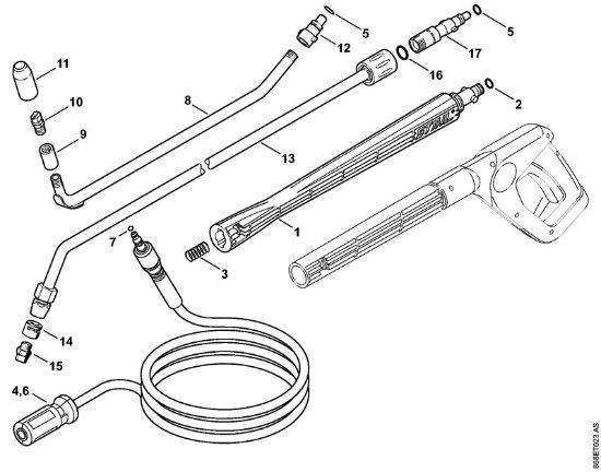 Elektro-Hochdruckreiniger (RE) RE 116 K Zubehör der Marke Stihl