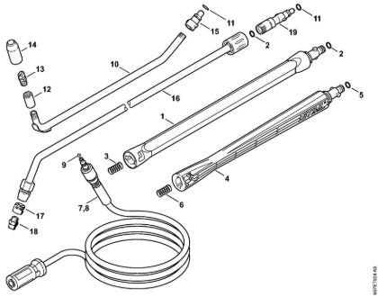 Elektro-Hochdruckreiniger (RE) RE 117 Zubehör der Marke Stihl