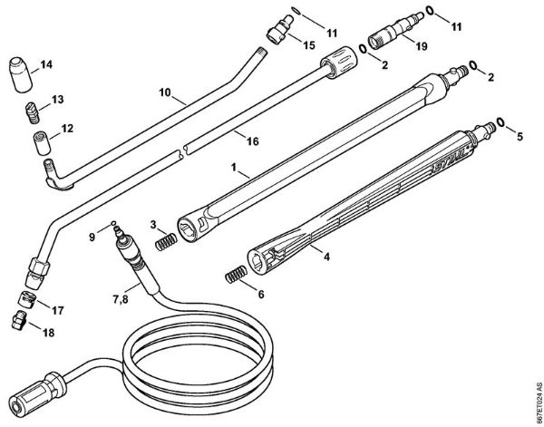 Elektro-Hochdruckreiniger (RE) RE 117 Zubehör der Marke Stihl