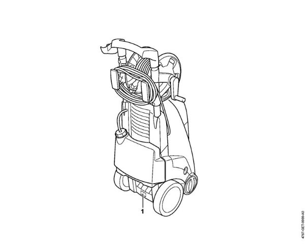 Elektro-Hochdruckreiniger (RE) RE 118 Maschinennummer der Marke Stihl