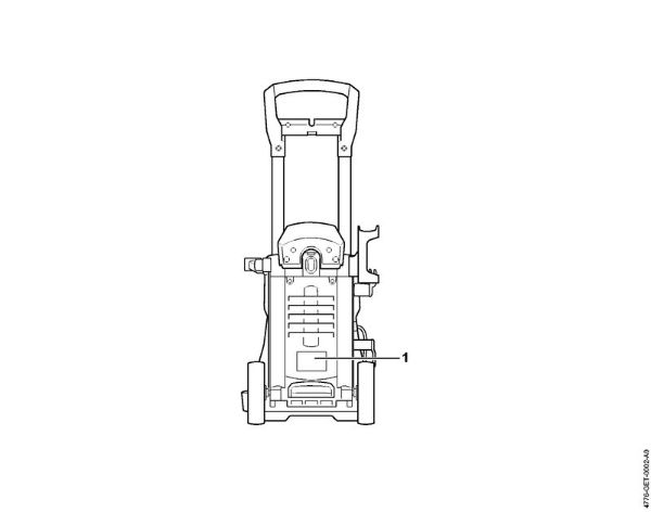 Elektro-Hochdruckreiniger (RE) RE 119 Maschinennummer der Marke Stihl