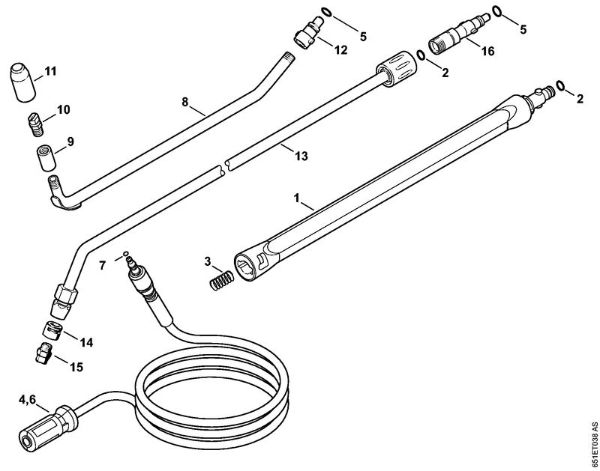 Elektro-Hochdruckreiniger (RE) RE 128 PLUS Zubehör der Marke Stihl