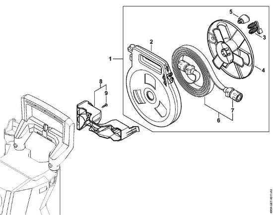Elektro-Hochdruckreiniger (RE) RE 130 PLUS Flachschlauch mit Kassette   06/2019 der Marke Stihl