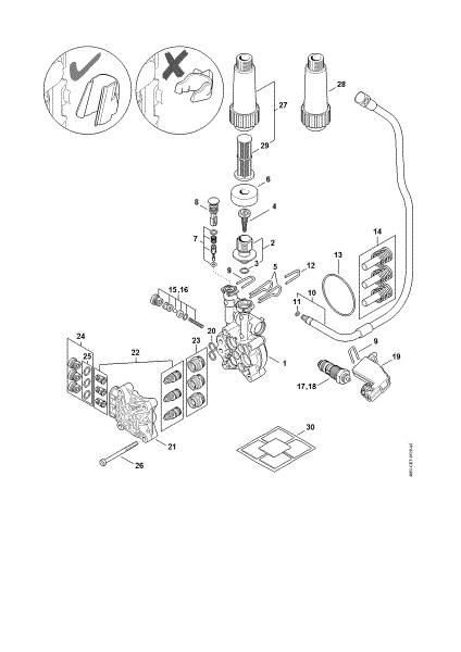 Bild von Pumpe, Ventilblock RE 130 PLUS