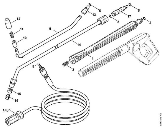 Elektro-Hochdruckreiniger (RE) RE 141 K PLUS Zubehör der Marke Stihl