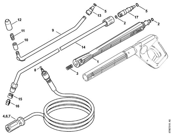 Elektro-Hochdruckreiniger (RE) RE 161 K PLUS Zubehör der Marke Stihl