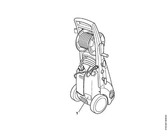 Elektro-Hochdruckreiniger (RE) RE 162 Maschinennummer der Marke Stihl