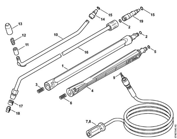 Elektro-Hochdruckreiniger (RE) RE 162 Zubehör der Marke Stihl