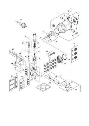 Bild von Elektromotor, Anschlussleitung, Ventilblock, Pumpe RE 170 RE 170